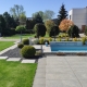 Ogród z basenem, projektowanie ogrodu z basenem, aranżacja ogrodu wokół basenu